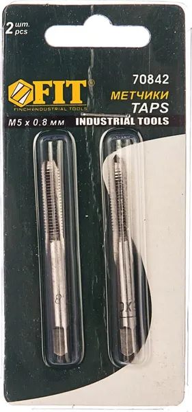 Изображение товара Набор метчиков FIT М5х0.8мм / 70842 (2шт)