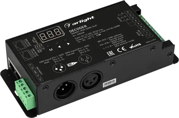 Декодер для светодиодной ленты Arlight SMART-K35-DMX-SUF 12-36V / 028408 — фото 4