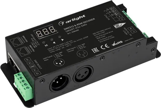 Изображение товара Декодер для светодиодной ленты Arlight SMART-K56-DMX / 028450