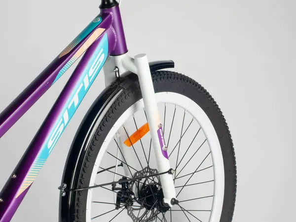 Изображение товара Велосипед Sitis Any Regit 1SP 26 2025 (15, Dark Purple/Turquoise/White)