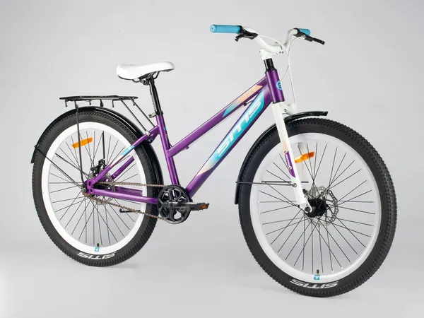 Изображение товара Велосипед Sitis Any Regit 1SP 26 2025 (15, Dark Purple/Turquoise/White)