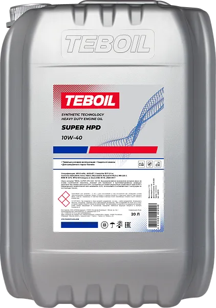 Моторное масло Teboil Super HPD SAE 10W40 / 3229751 (20л) — фото 3