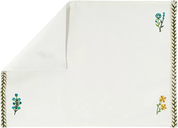 Изображение товара Сервировочная салфетка Tkano Meadow bloom Ethnic / TK25-PM0010