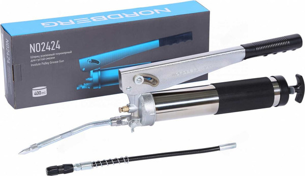 Изображение товара Шприц автомобильный Nordberg Для густой смазки / NO2424 (400мл)