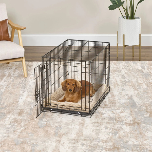 Изображение товара Лежанка для животных Midwest Deluxe Wave Bed / MID027928 (песочный)