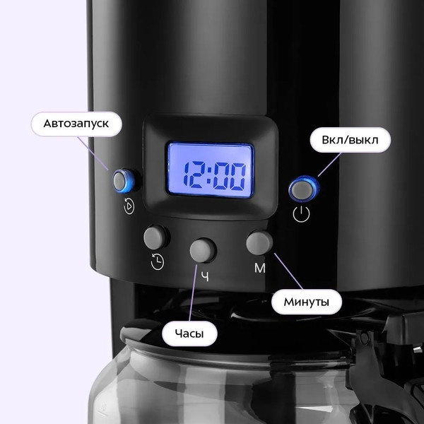 Изображение товара Капельная кофеварка Kitfort КТ-7630