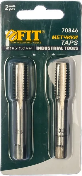 Изображение товара Набор метчиков FIT М10х1.0мм / 70846 (2шт)