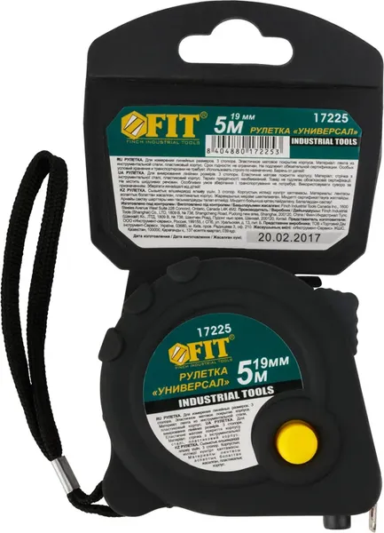 Изображение товара Рулетка FIT Универсал 19мм / 17225 (5м)