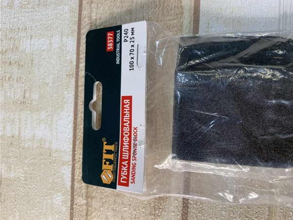 Изображение товара Губка абразивная FIT 100х70х25мм / 38377