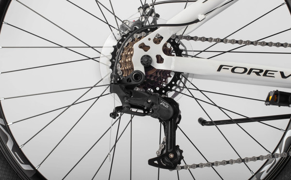 Изображение товара Велосипед ForEver Spring FSP7.0 27.5 2025 (15, белый/черный/серый, разобранный, в коробке)