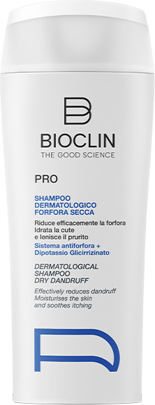Изображение товара Шампунь для волос Bioclin Pro Дерматологический от сухой перхоти (200мл)