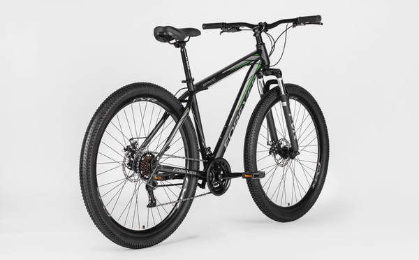 Изображение товара Велосипед ForEver Spring FSP9.0 29 2025 (17, Black/Grey/Green)