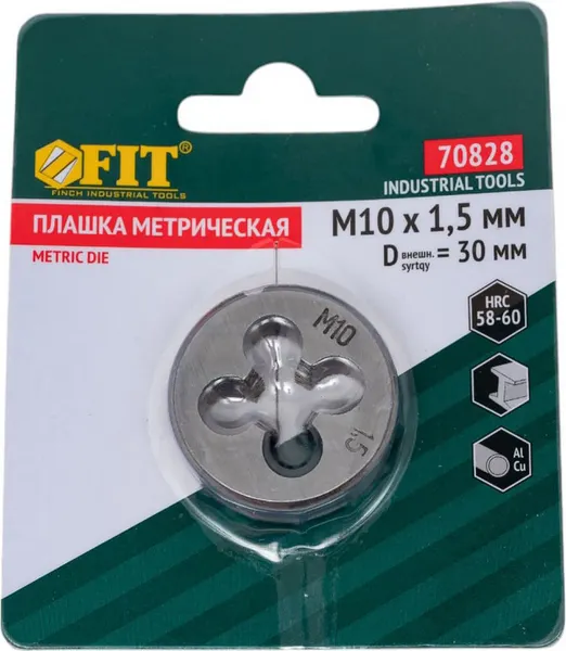 Изображение товара Плашка FIT М10х1.5мм / 70828