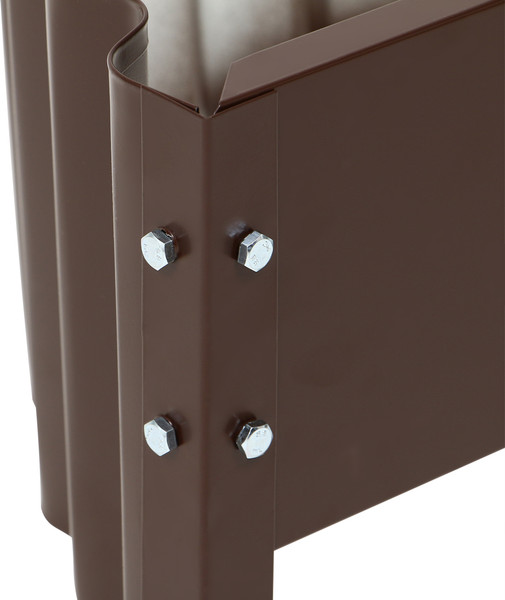 Изображение товара Грядка модульная GREENGO Клумба оцинкованная Лепесток 70см (коричневый)