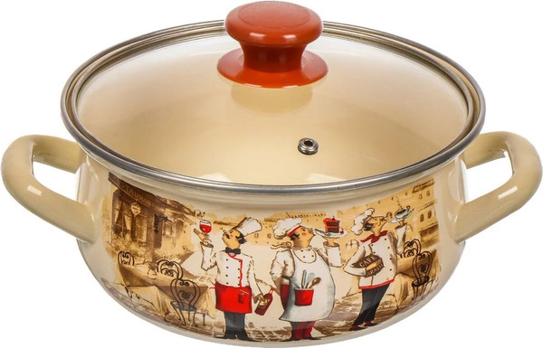 Изображение товара Кастрюля КМЗ Сомелье / 61904-122/4.02-У4 (слоновая кость)