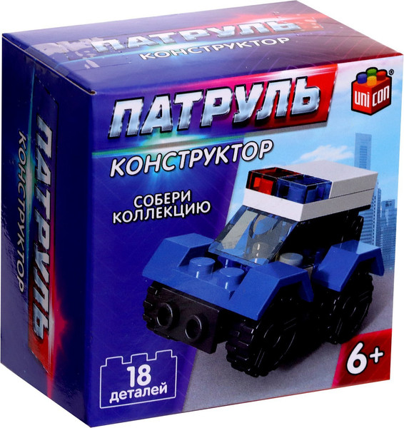 Изображение товара Конструктор Unicon Патрульная машинка / 9226520