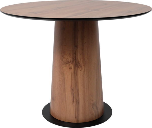 Изображение товара Обеденный стол LEPREMO AV 1317 HPL+МДФ 1000 (дуб вотан/черный)