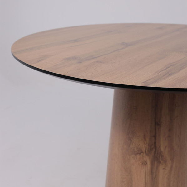 Изображение товара Обеденный стол LEPREMO AV 1317 HPL+МДФ 1000 (дуб вотан/черный)