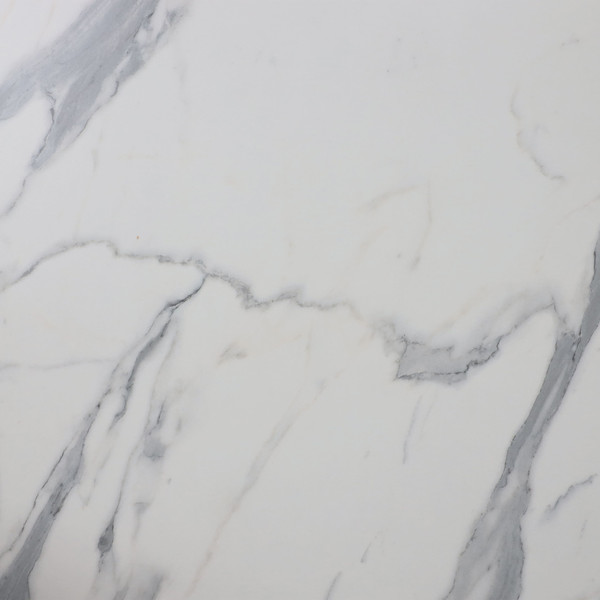 Изображение товара Обеденный стол LEPREMO AV 1317 HPL+МДФ 1000 (мрамор белый/черный)