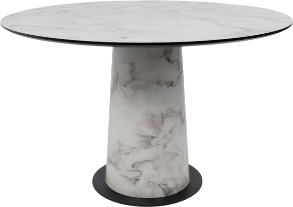 Изображение товара Обеденный стол LEPREMO AV 1317 HPL+МДФ 1200 (виктори натуральный/черный)