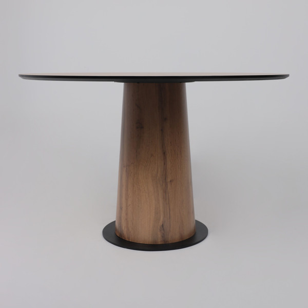 Изображение товара Обеденный стол LEPREMO AV 1317 HPL+МДФ 1200 (дуб вотан/черный)