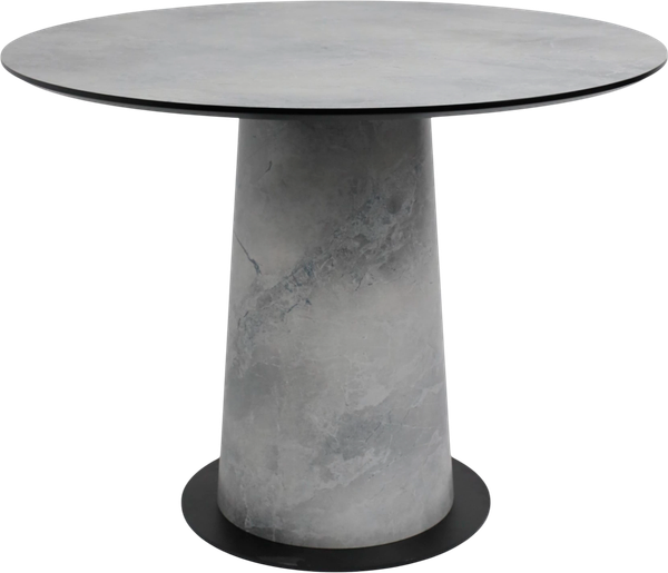 Изображение товара Обеденный стол LEPREMO AV 1317 HPL+МДФ 1000 (мрамор марквина синий/черный)