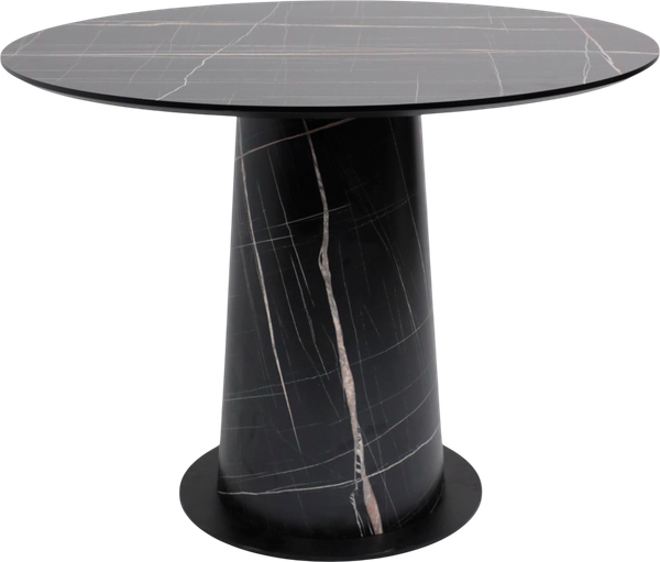 Изображение товара Обеденный стол LEPREMO AV 1317 HPL+МДФ 1000 (черный тунис/черный)