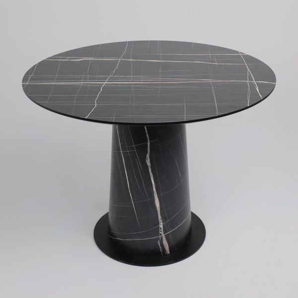 Изображение товара Обеденный стол LEPREMO AV 1317 HPL+МДФ 1000 (черный тунис/черный)