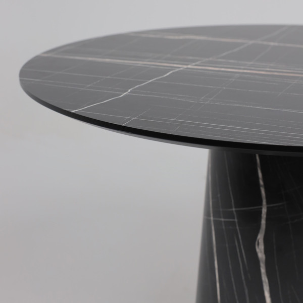 Изображение товара Обеденный стол LEPREMO AV 1317 HPL+МДФ 1000 (черный тунис/черный)