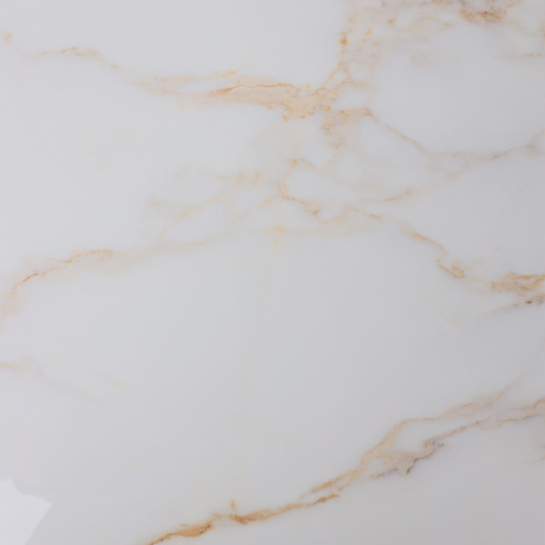 Изображение товара Обеденный стол LEPREMO AV 2317 МДФ+керамика 900 (белый глянцевый Carla Larkin/черный+HPL дуб вотан)