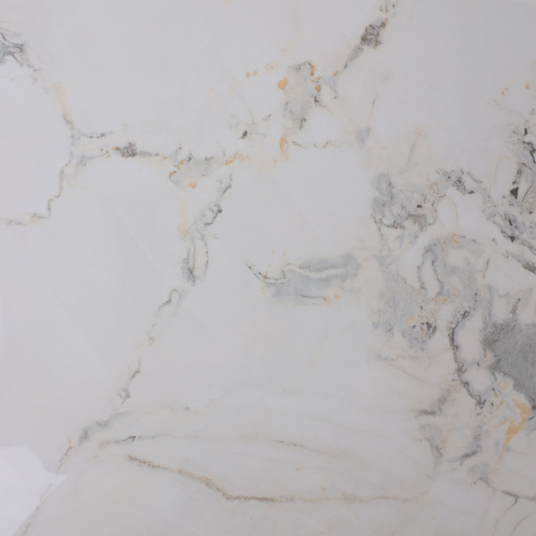 Изображение товара Обеденный стол LEPREMO AV 2317 МДФ+керамика 900 (натуральный глянцевый Gold Jade/черный+HPL виктори натуральный)