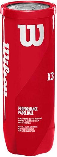 Изображение товара Набор мячей для падел-тенниса Wilson Padel X3 / WR8900801001 (3шт, желтый)