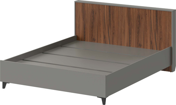 Изображение товара Двуспальная кровать MySTAR Грейсон 1600 ИВ-127.03 (дымчатый алмаз/дуб элисон темный)