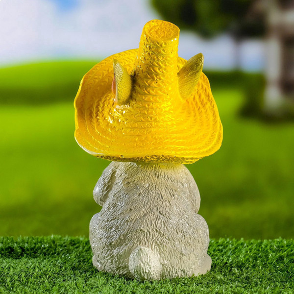 Изображение товара Фигурка для сада Хорошие сувениры Зайчик с цветком / 6957030