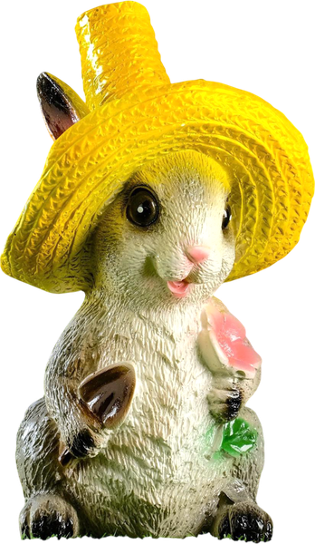 Изображение товара Фигурка для сада Хорошие сувениры Зайчик с цветком / 6957030