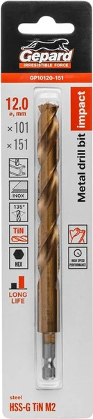Изображение товара Сверло Gepard По металлу / GP10120-151