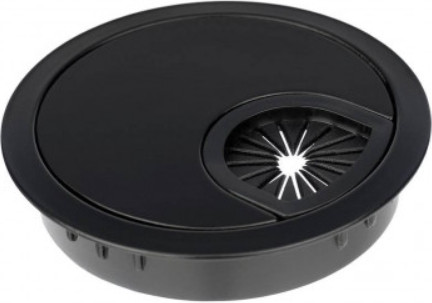 Изображение товара Пропуск для кабеля AKS D60мм / 95 683 (черный)