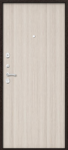 Изображение товара Входная дверь Промет Марс 3 86x205 (левая, беленый дуб/антик медь)