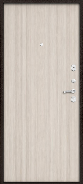 Изображение товара Входная дверь Промет Марс 3 86x205 (правая, беленый дуб/антик медь)