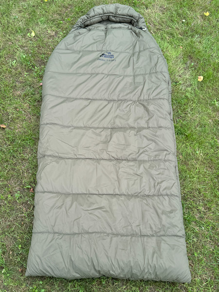Изображение товара Спальный мешок Tramp Troll T-Loft Regular / TRS-061R-oliv-LT (левый, оливковый)