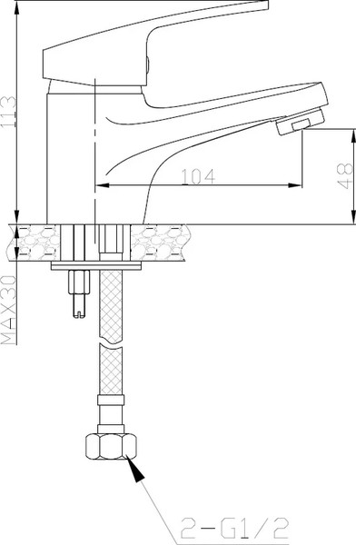 Изображение товара Смеситель AV Engineering AVFCB1-A151-201