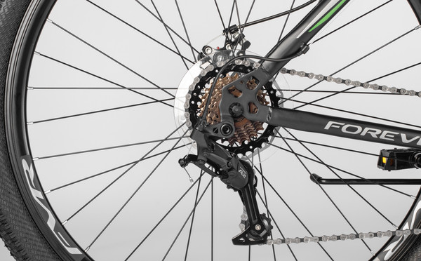 Изображение товара Велосипед ForEver Spring FSP9.0 29 2025 (19, Black/Grey/Green)