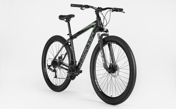 Изображение товара Велосипед ForEver Spring FSP9.0 29 2025 (19, Black/Grey/Green)