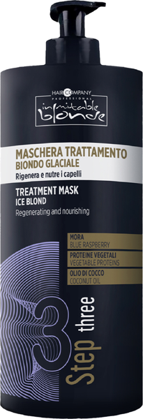 Изображение товара Тонирующая маска для волос Hair Company Inimitable Blonde Ледяной блонд (1л)