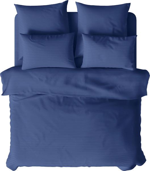 Изображение товара Комплект постельного белья Verossa Stripe Семейный / 738000 (50x70, Indigo)