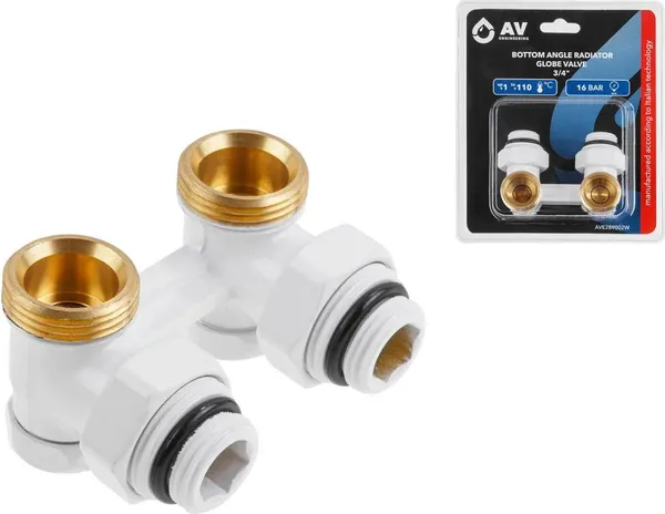 Изображение товара Узел подключения для радиатора AV Engineering AVE289002W