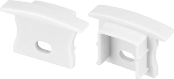 Изображение товара Заглушка для профиля Arlight LINE-2315-F с отверстием WHITE / 044266