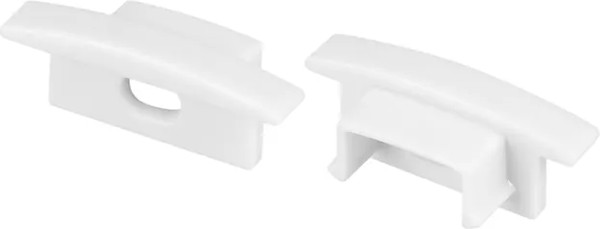 Изображение товара Заглушка для профиля Arlight LINE-2308-F с отверстием WHITE / 044238