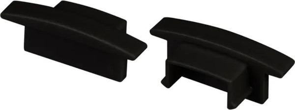 Изображение товара Заглушка для профиля Arlight LINE-2308-F BLACK глухая / 040322