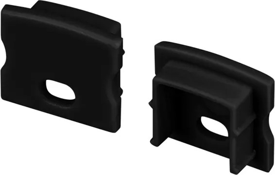 Изображение товара Заглушка для профиля Arlight LINE-1715 с отверстием BLACK / 044277